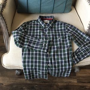 Boys peek button down shirt